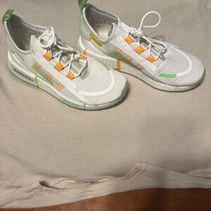 Adidas White and Green Sneakers Modern Design